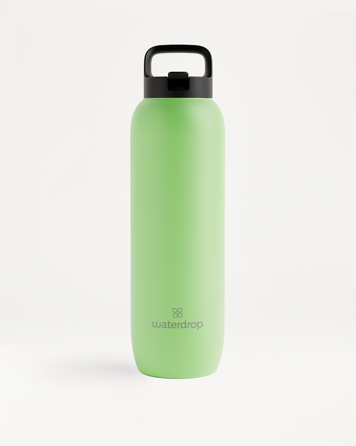 All-Purpose Thermo Straw Lid water bottle with carry-handle.