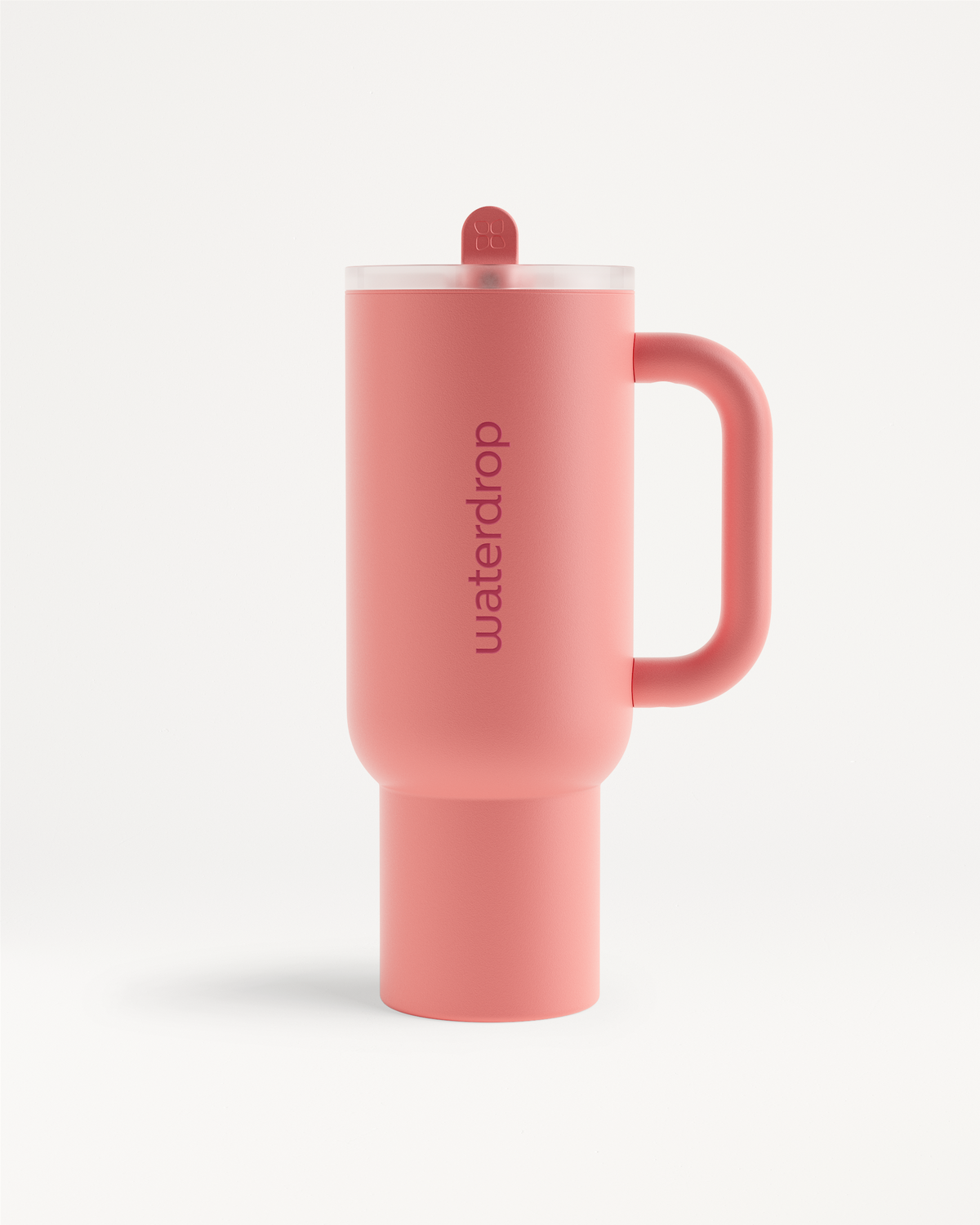 Explorer Thermo Tumbler with handle, double-walled design, flip-open straw, ideal for keeping drinks cold up to 12 hours, perfect for school or road trips.