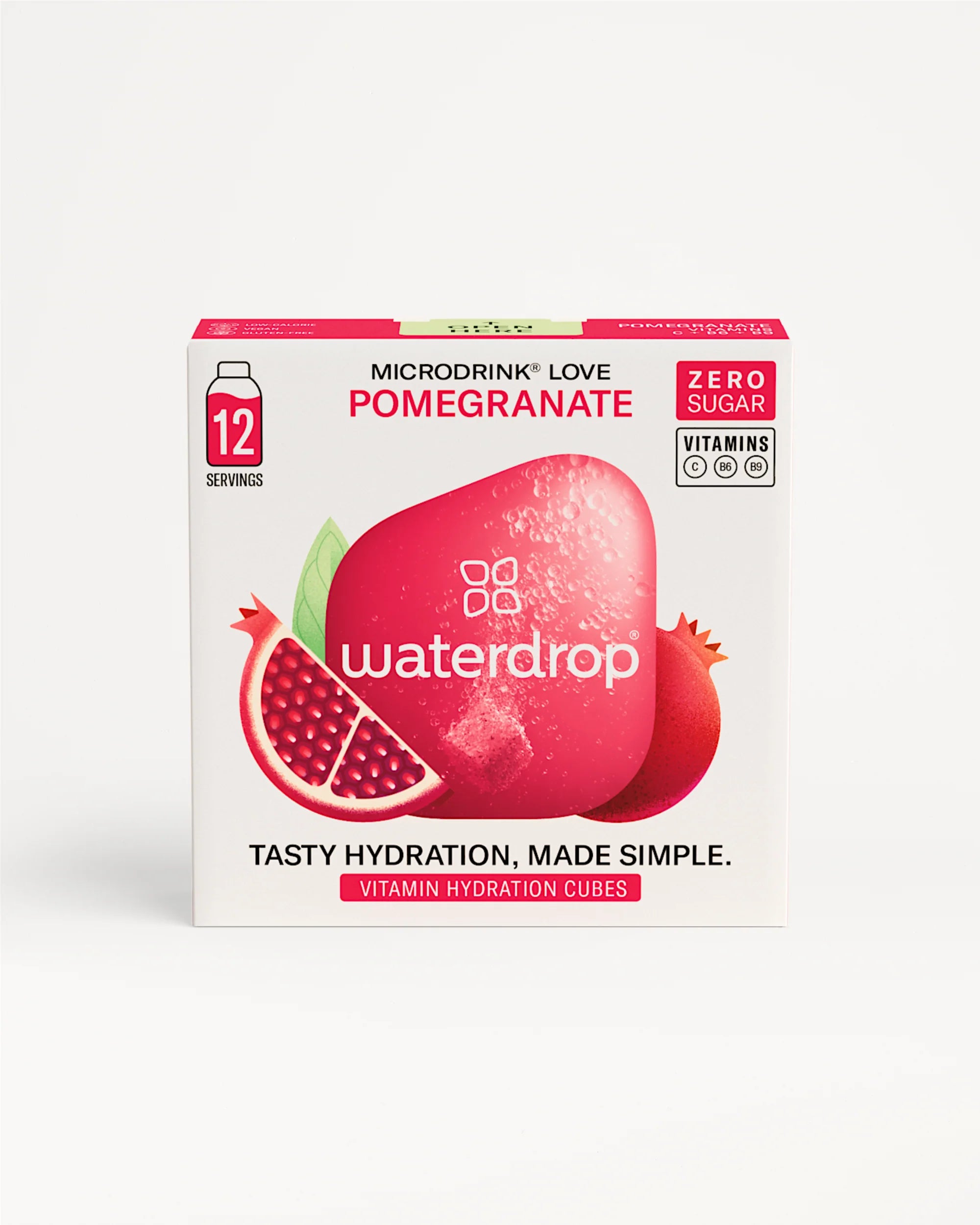 POMEGRANATE 12 Servings Vitamins and Zero Sugar