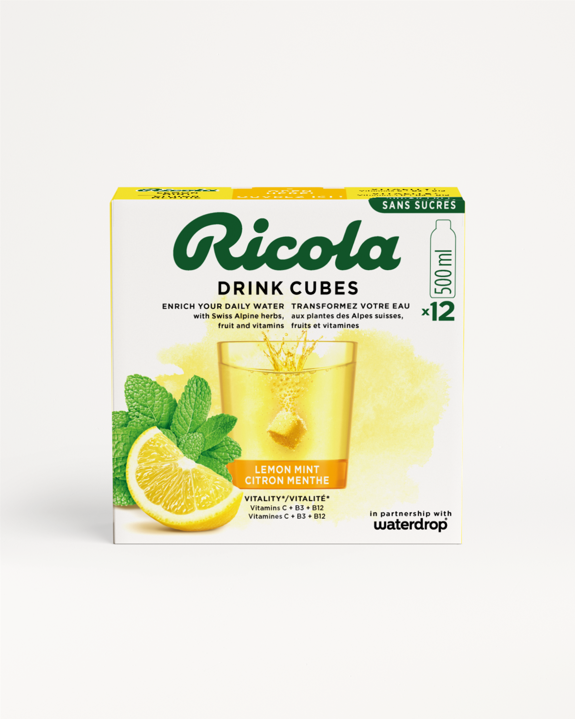 Lemon Mint 12-Pack: Order now | waterdrop®