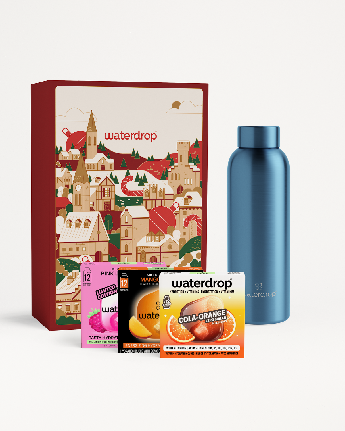 Steel Bottle Gift Set