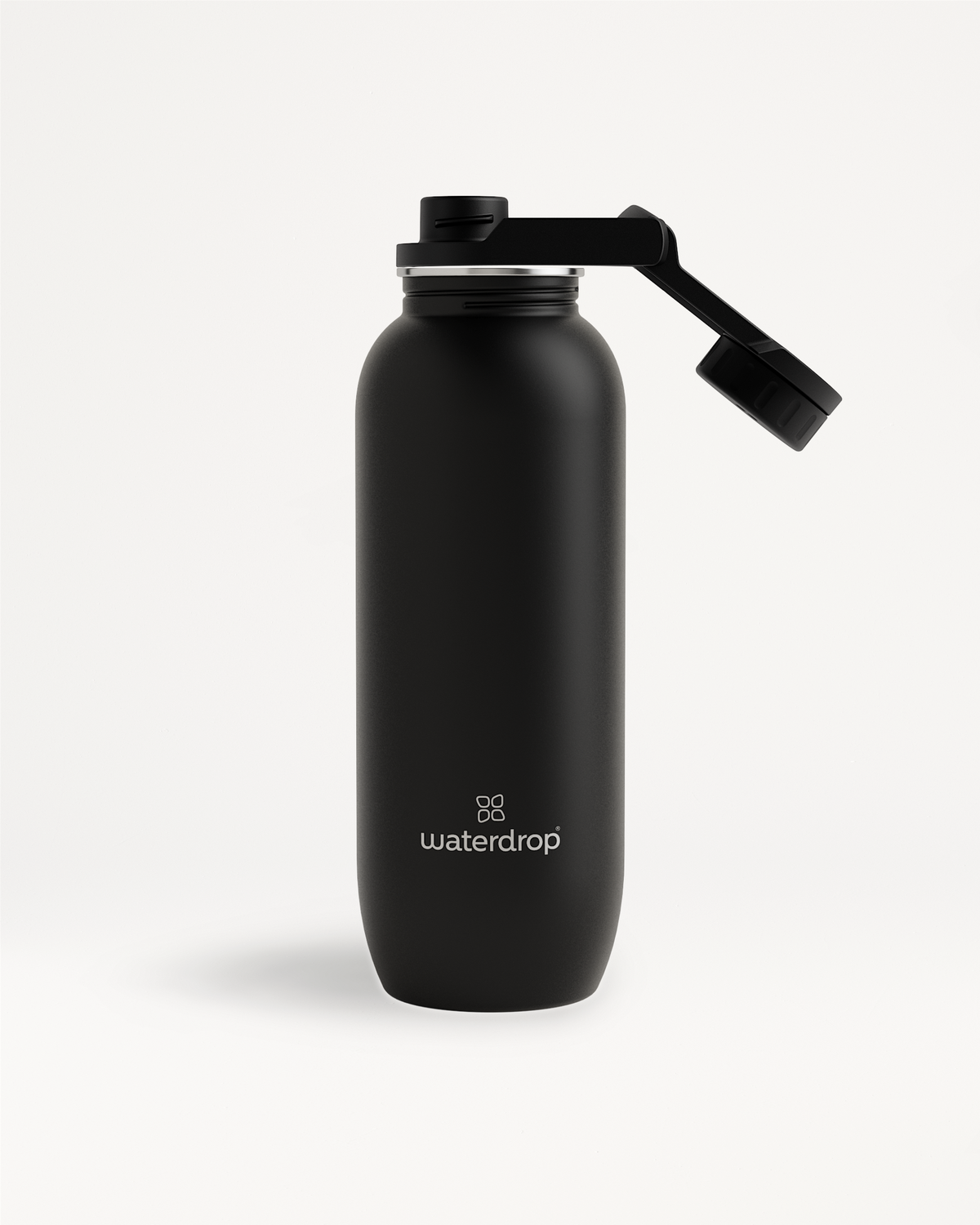 All-Purpose Ultralight Sport bottle with attached Swing Lid, ideal for excursions and daily use. Lightweight, practical design ensures hygiene and versatility.