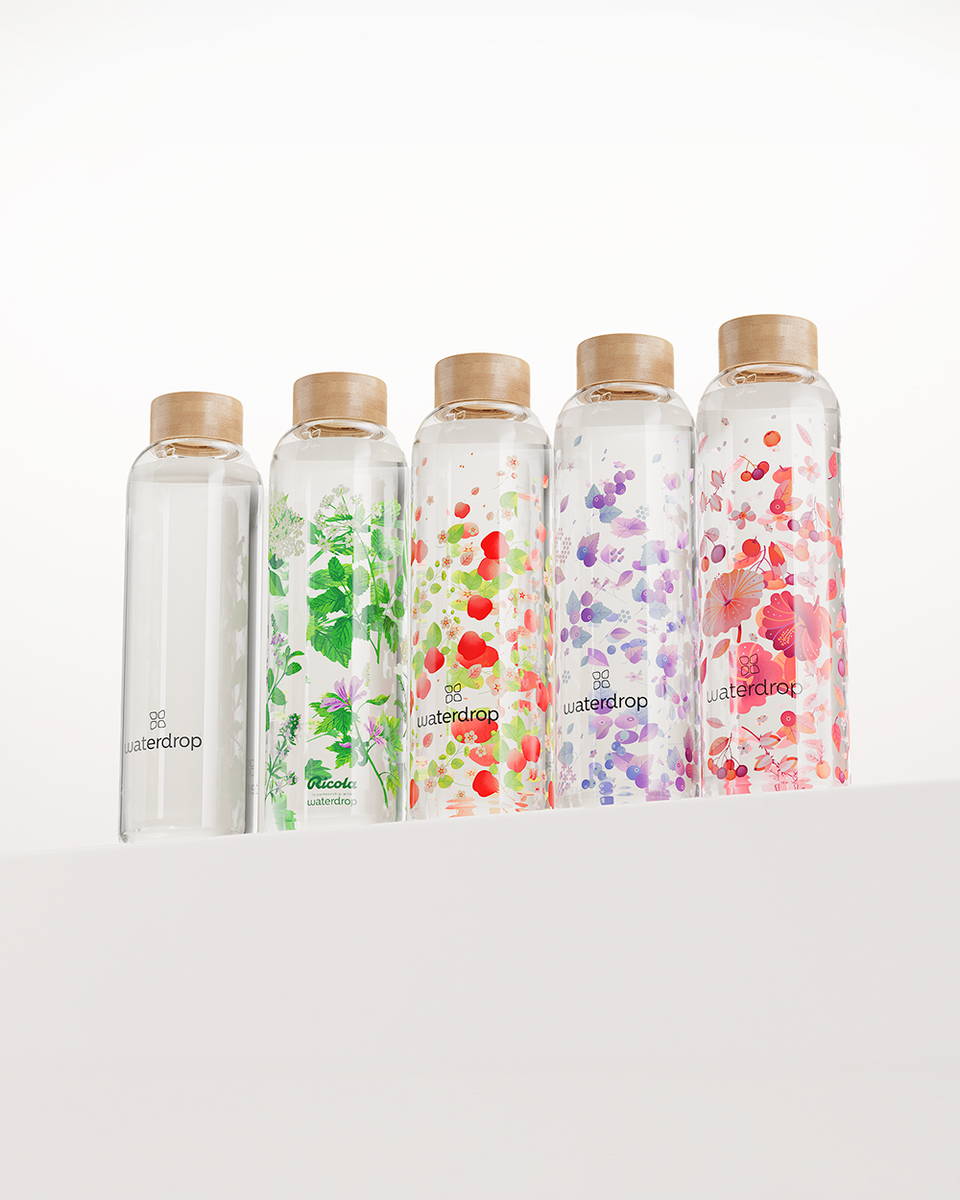Glass Water Bottles | Reusable & BPA-Free