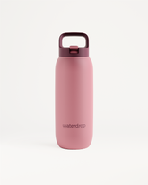 All-Purpose Thermo Straw Lid bottle by waterdrop®, insulated for 24-hour cold.