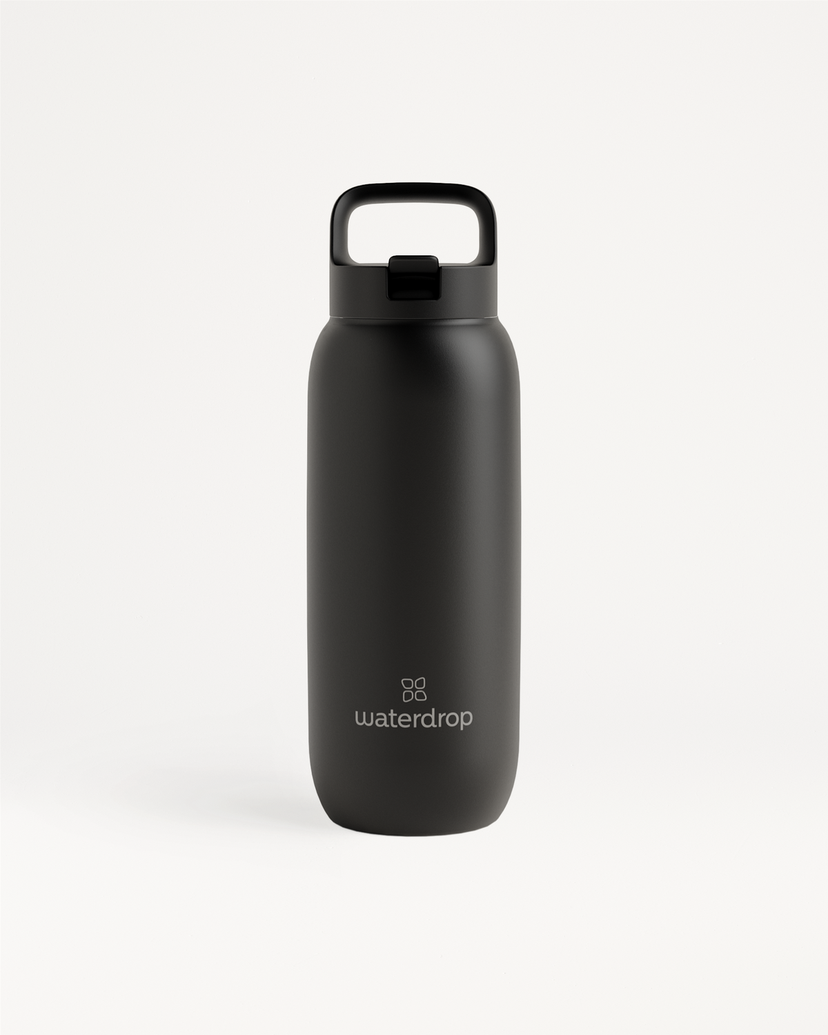 All-Purpose Thermo Straw Lid water bottle with wide-loop handle.