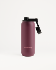 All-Purpose Thermo · Swing Lid water bottle close-up.