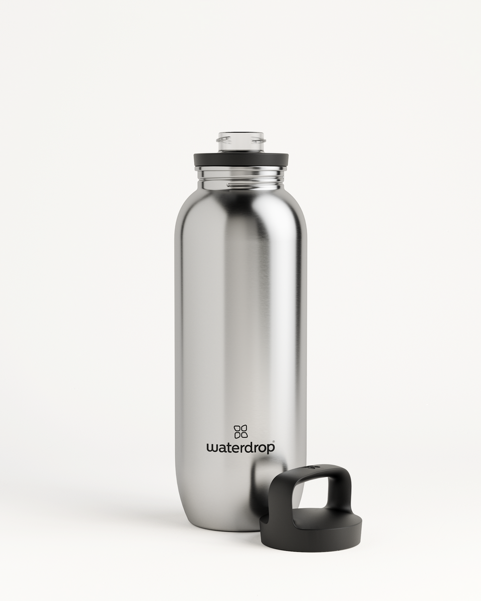 Lightweight Steel Bottle (800ml & 1.2L) + Drinking Lid