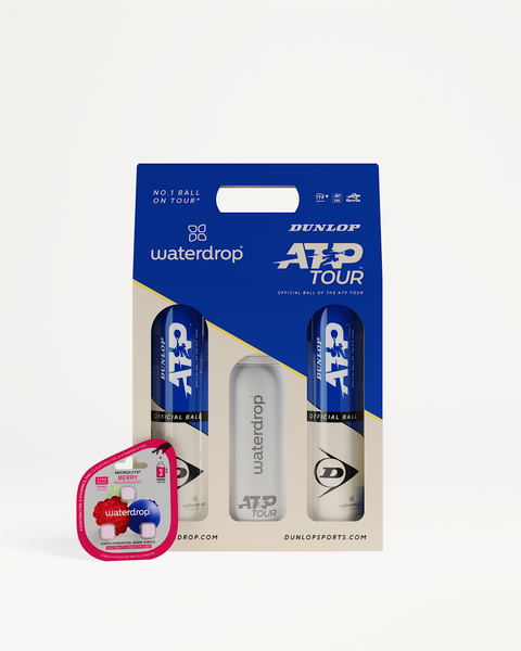 ウォータードロップ テニスATP tour 白 1000ml - メルカリ