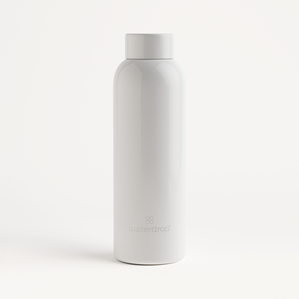 Glossy Stainless Steel Bottle (600ml) | waterdrop®