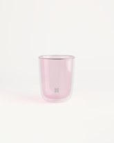 Glass Cup: A double-walled borosilicate glass cup with a silver rim, designed for optimal sipping comfort, especially when paired with the Sip Lid.