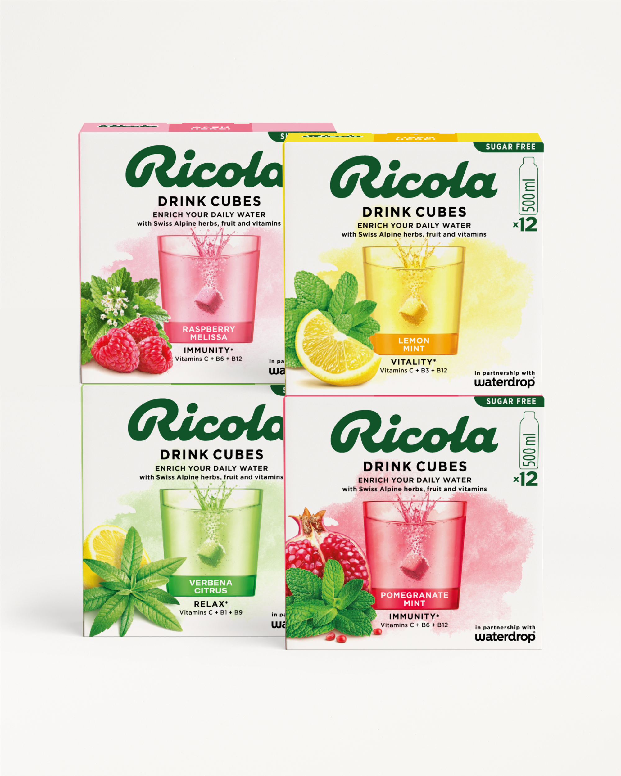 Raspberry Melissa 12-Pack: Order now | waterdrop®