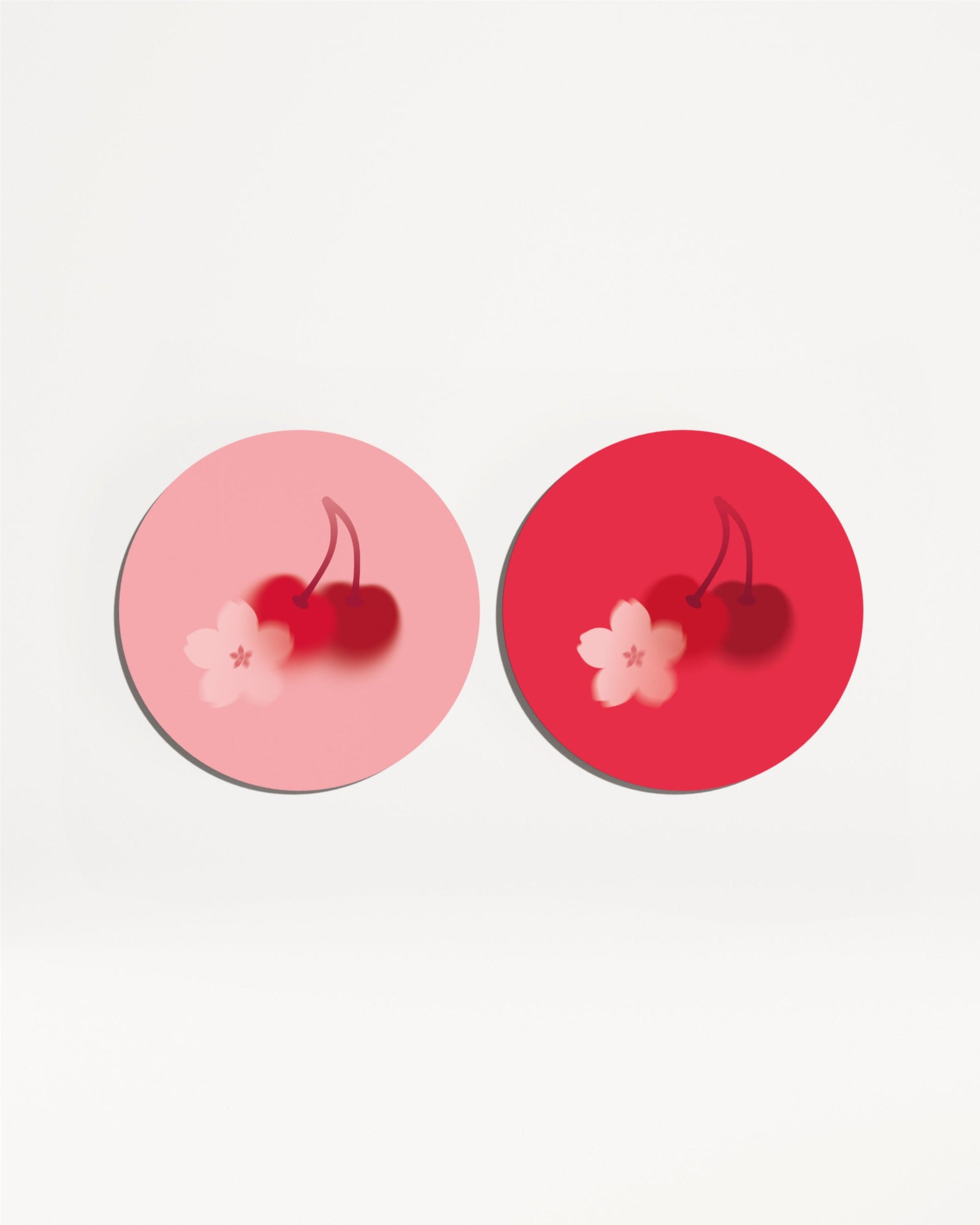 Sour Cherry Coasters