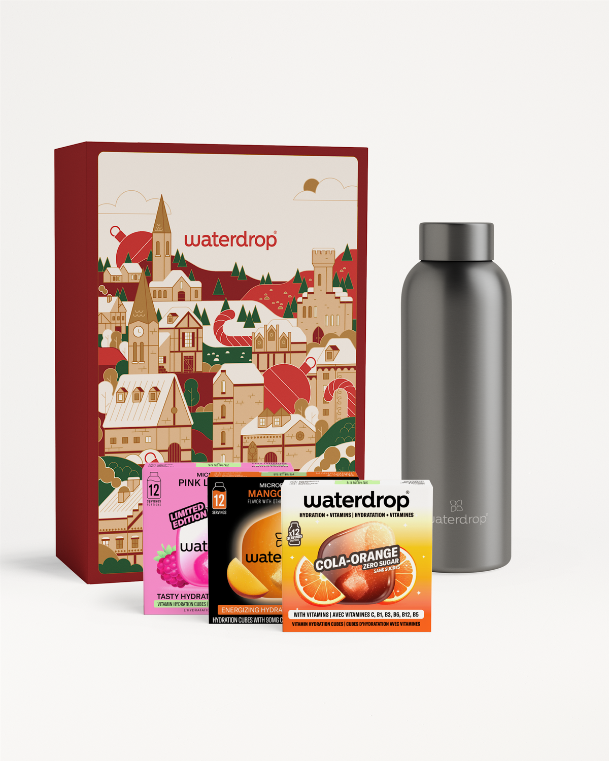 Steel Bottle Gift Set