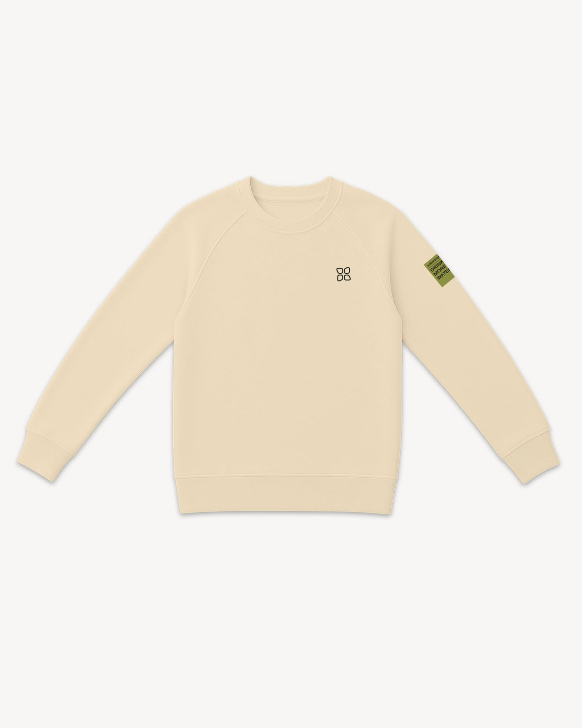 Sweater men off-white with logo detail.