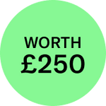 Green circular badge indicating a monetary value.