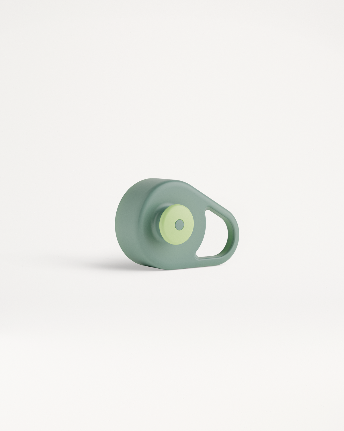 Pull-Up Cap: Pebble-shaped module with a textured button and loop, designed for easy hydration during activities. Ideal for keyrings or bags.
