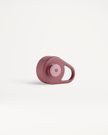 Pull-Up Cap: A compact metal hanger with a circular magnetic face and an integrated hook, designed for convenient attachment and use during activities.
