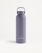 Thermo Steel Bottle · Carry Cap, matte stainless steel, 600ml.