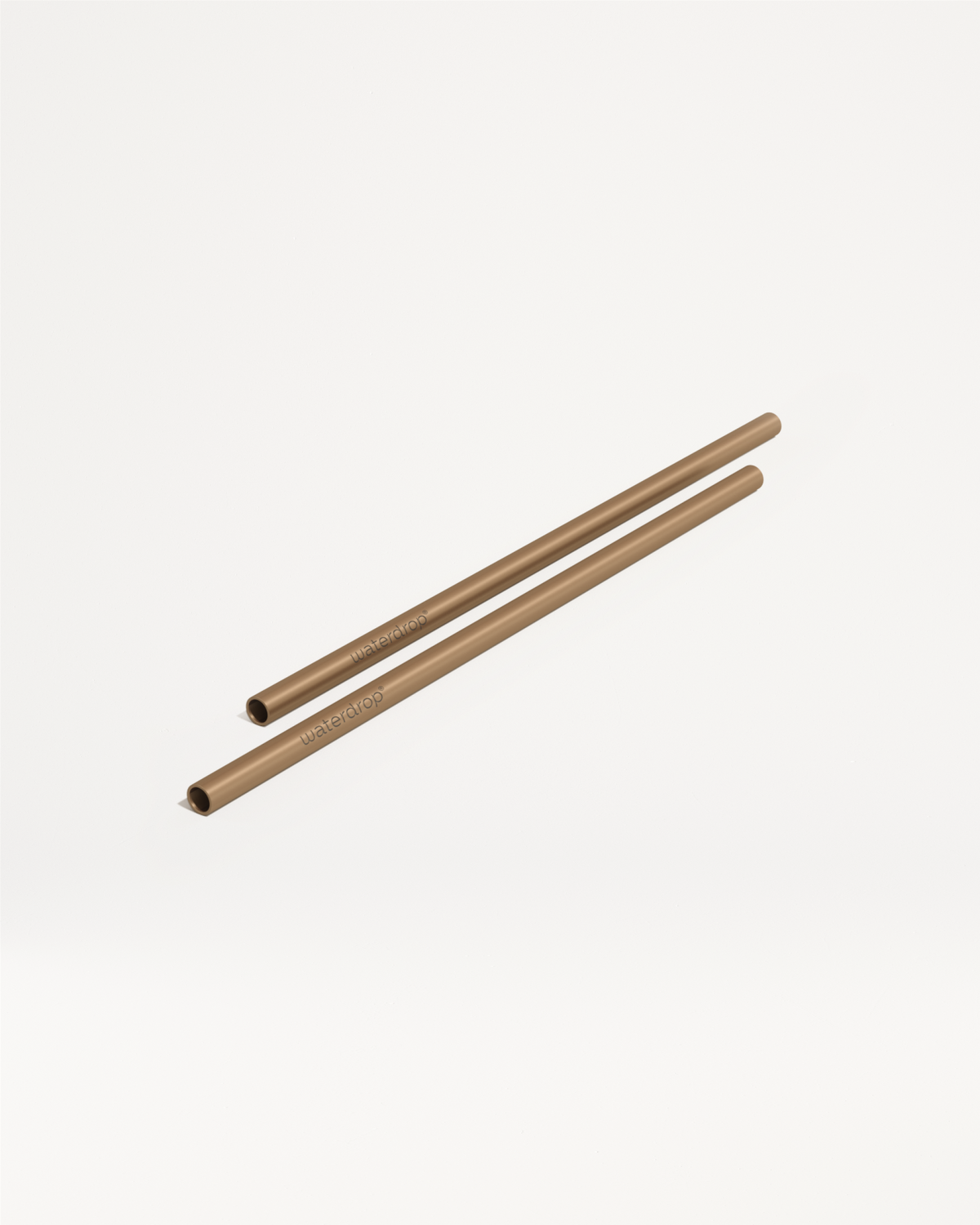 Metal Steel Straws by waterdrop, elegant and reusable.